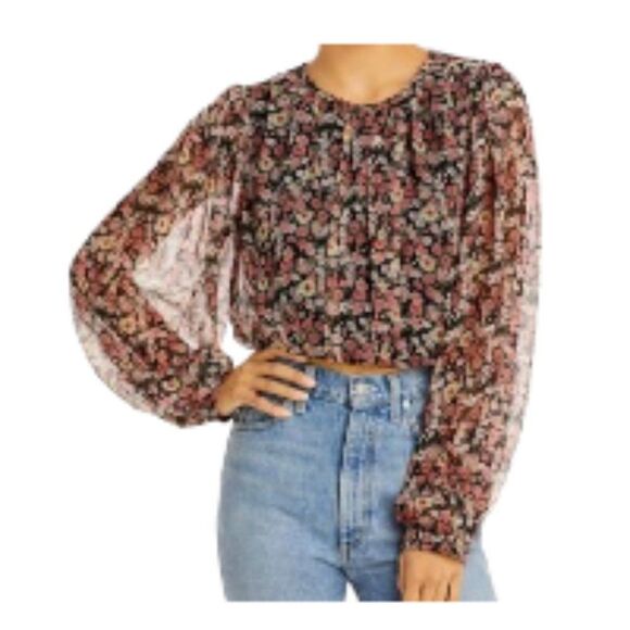 Bardot Annie Floral Top Multicolor 6 NWT - Picture 1 of 2